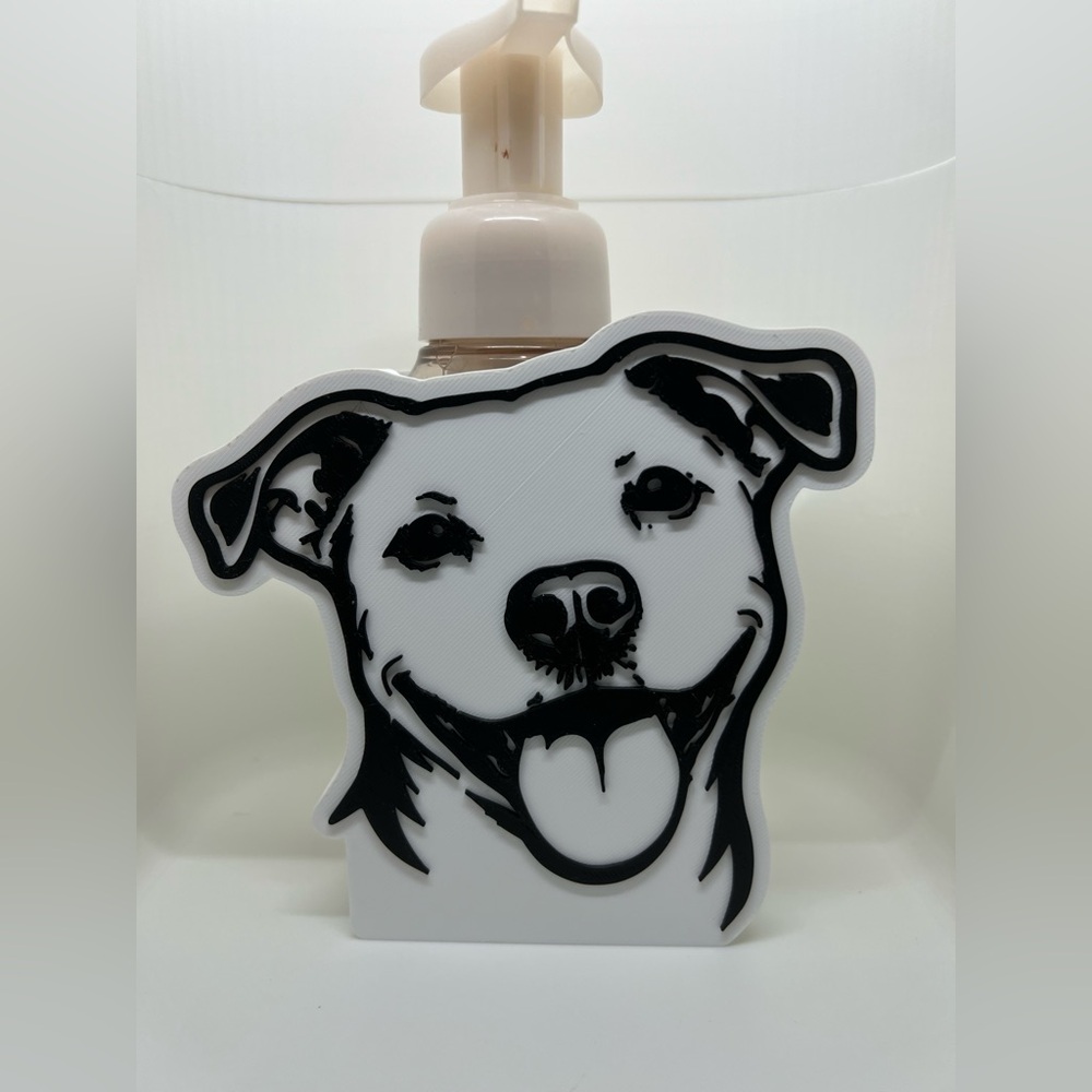 Pitbull bath and body works soap holder